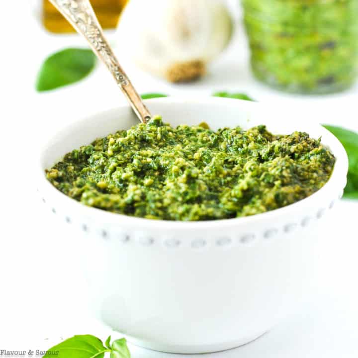 5Minute Basil Cashew Pesto Flavour and Savour