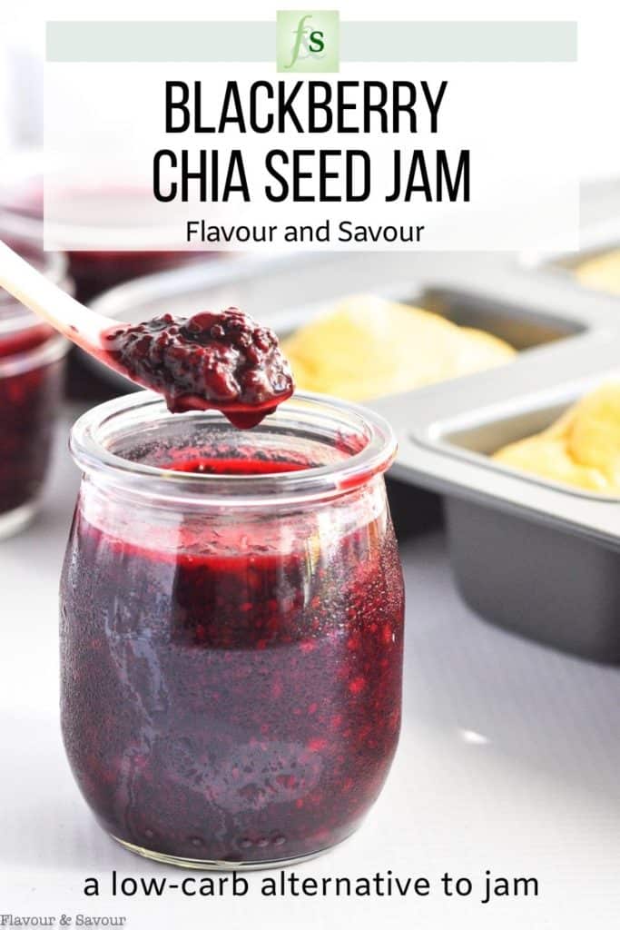 Image and text for Blackberry Chia Seed Jam