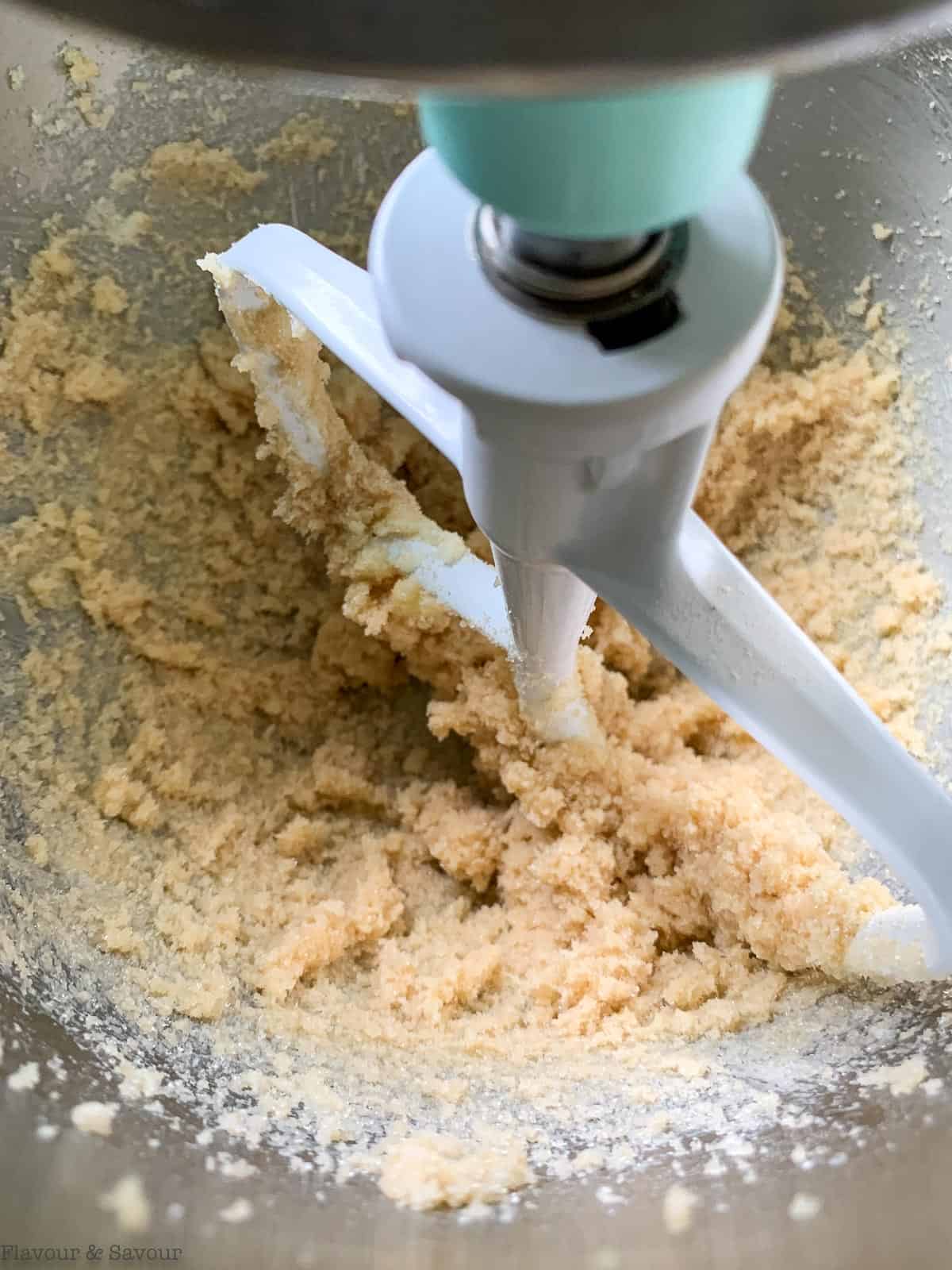 creaming butter and granulated sweetener