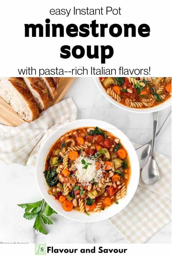text and image for Minestrone Soup