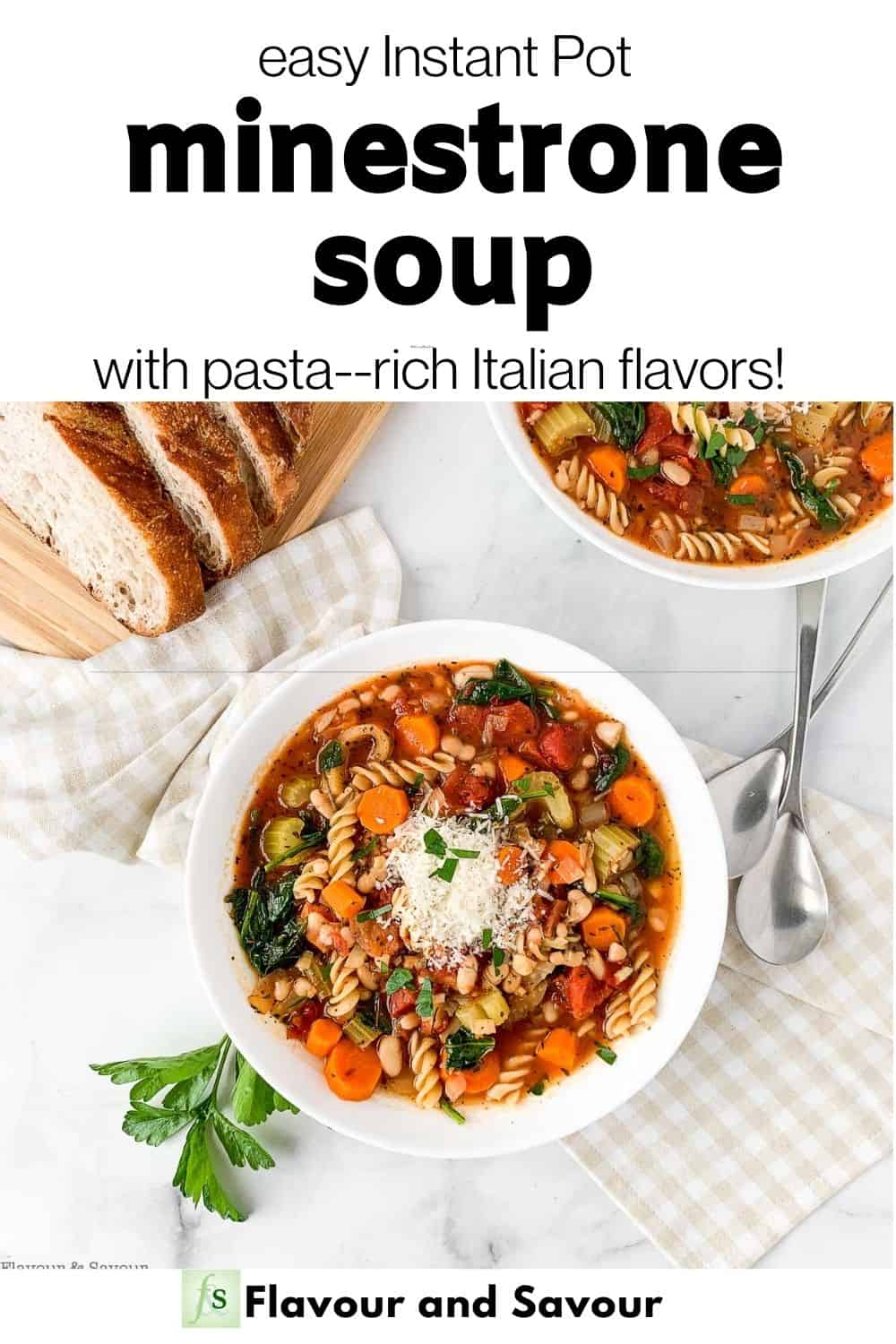 text and image for Minestrone Soup