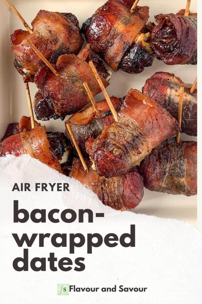 Image and text overlay Bacon-Wrapped Dates