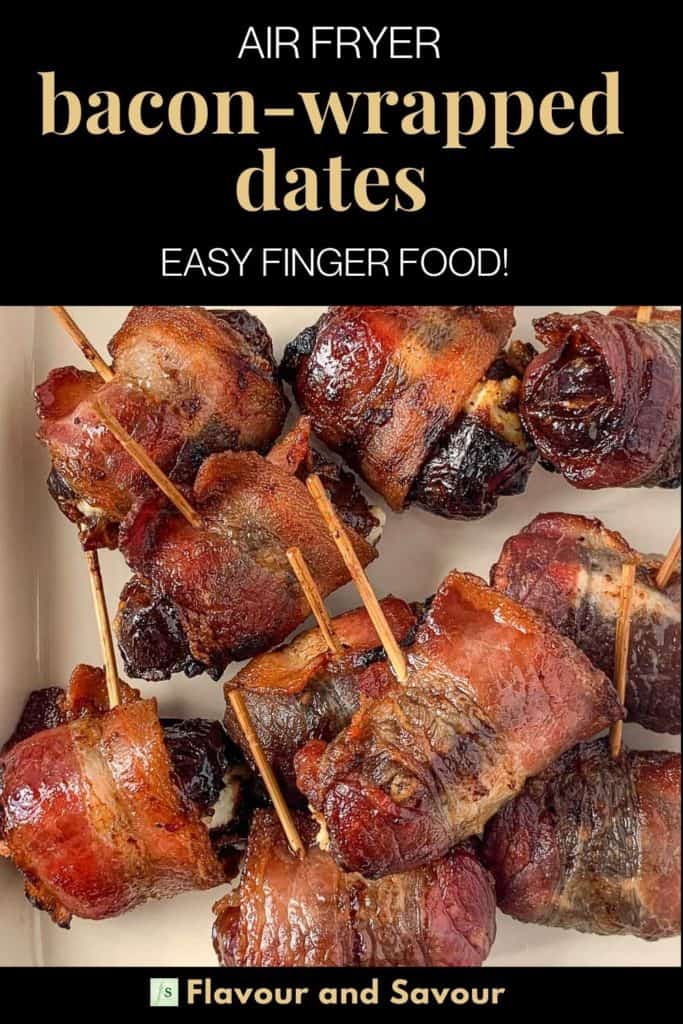 Image and text for Air Fryer Bacon Wrapped Dates