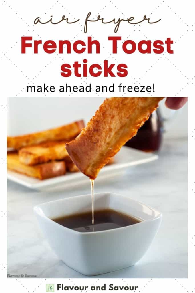 Image and text for Air Fryer French Toast Sticks
