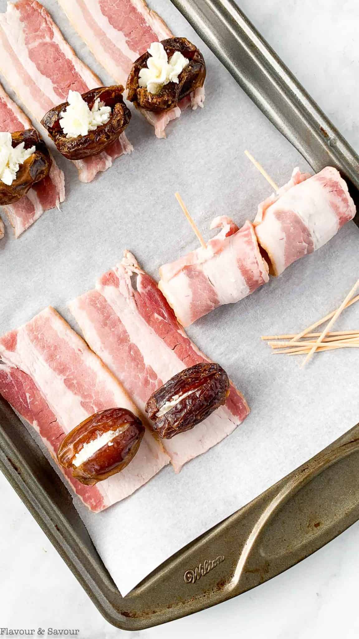 Easy Bacon Wrapped Dates Recipe