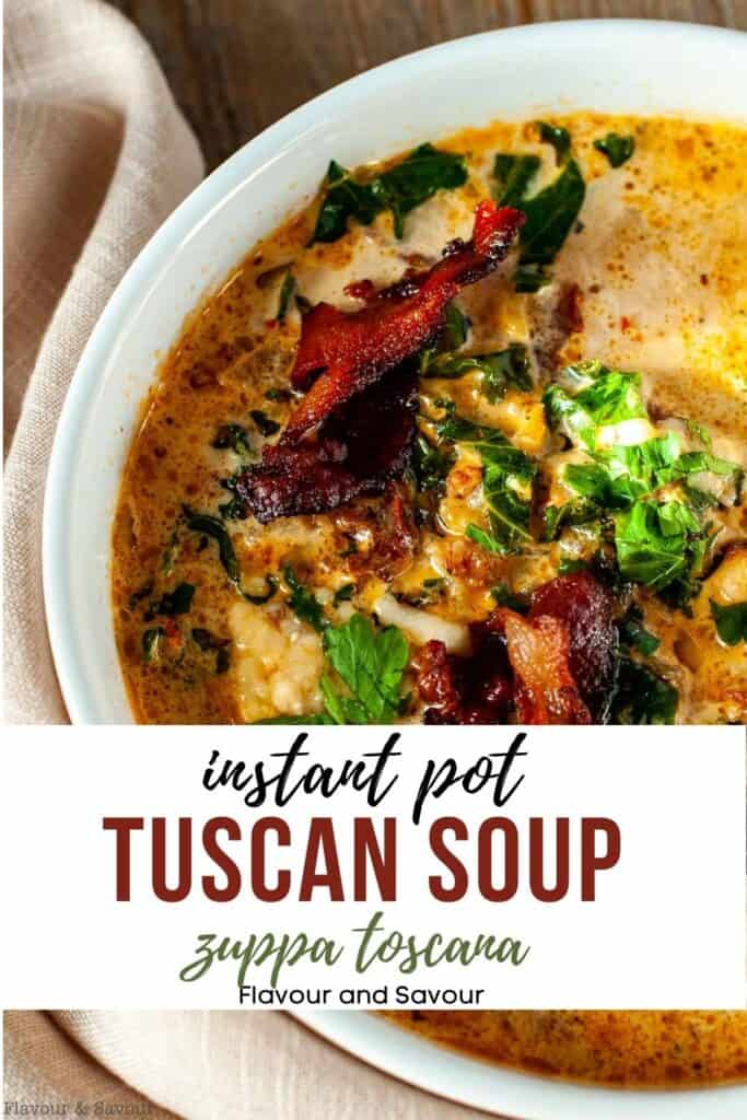 A bowl of Tuscan Soup