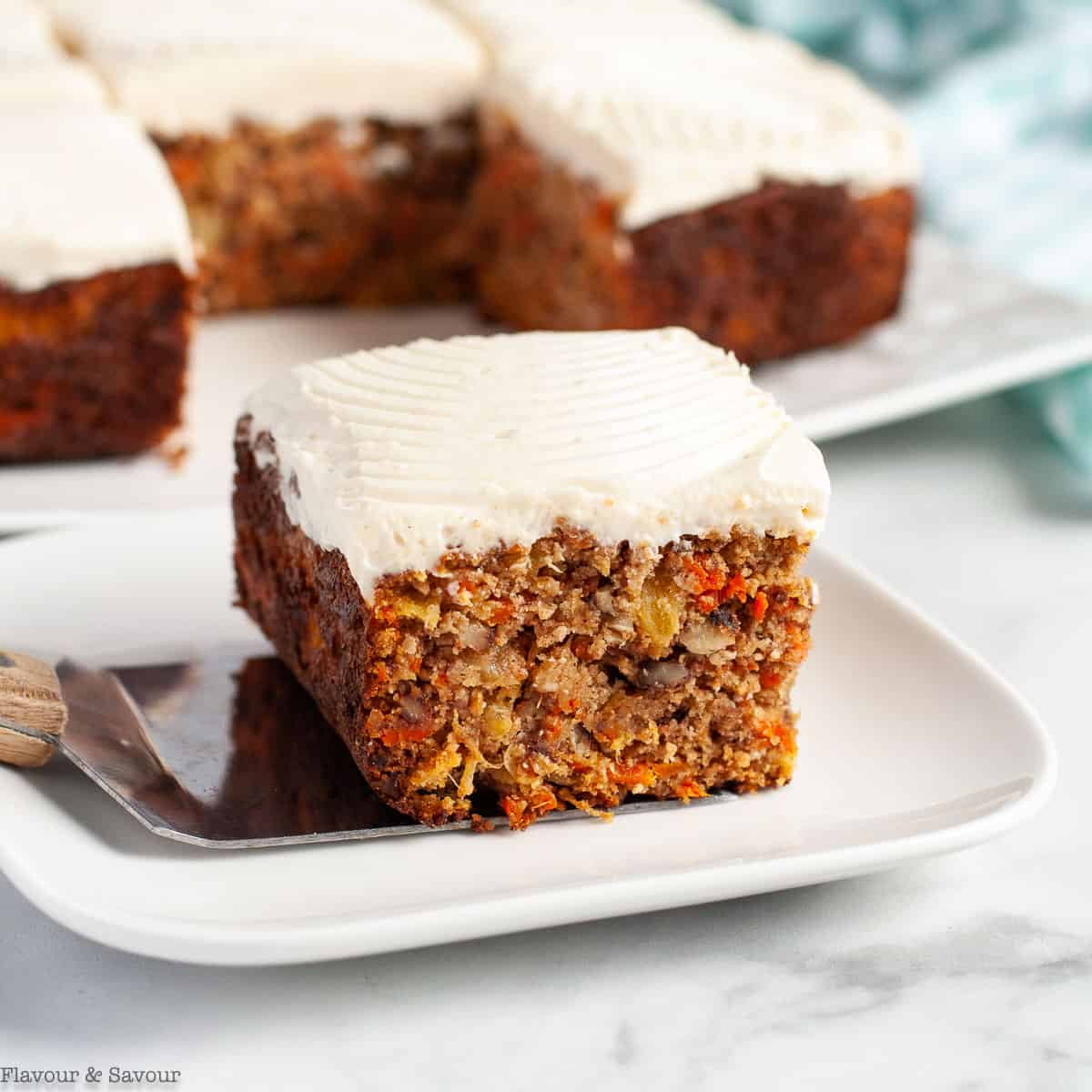 Grainfree Carrot Cake with Pineapple Flavour and Savour