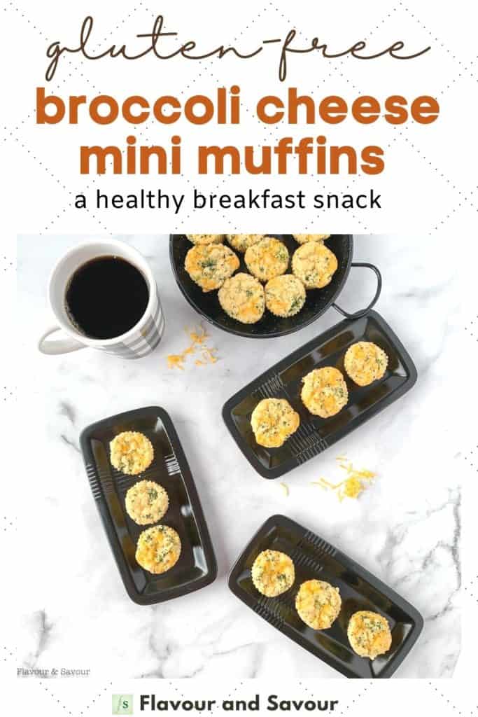 text overlay and image for gluten-free broccoli cheese muffins
