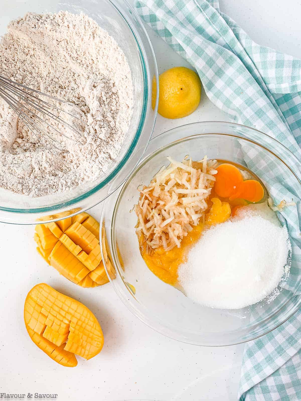 Ingredients for Gluten-Free Mango Muffins