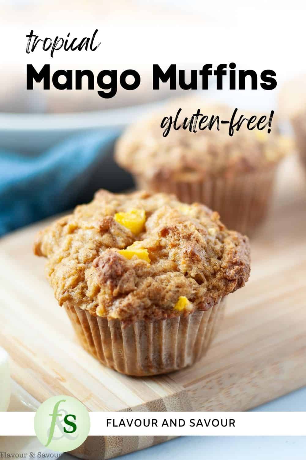 These tropical mango muffins are made with a gluten-free flour blend and your choice of sweetener. These muffins are bursting with juicy mango flavor and are perfect for breakfast or as a sweet treat. Plus, they're gluten-free, so everyone can enjoy them.
