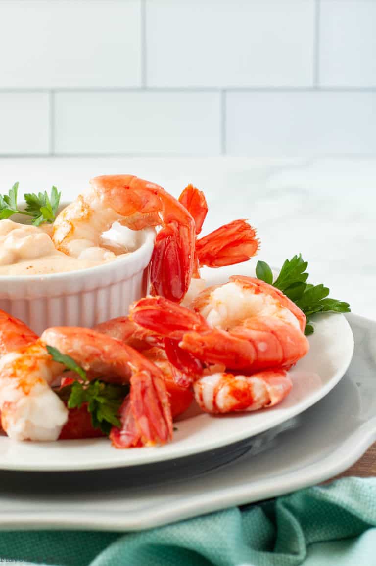 Air Fryer Lemon Garlic Shrimp - Flavour and Savour