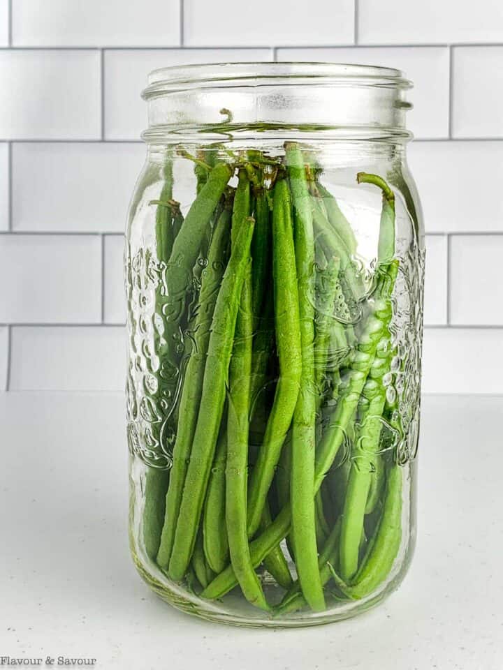 Quick Refrigerator Pickled Beans for Beginners Flavour and Savour