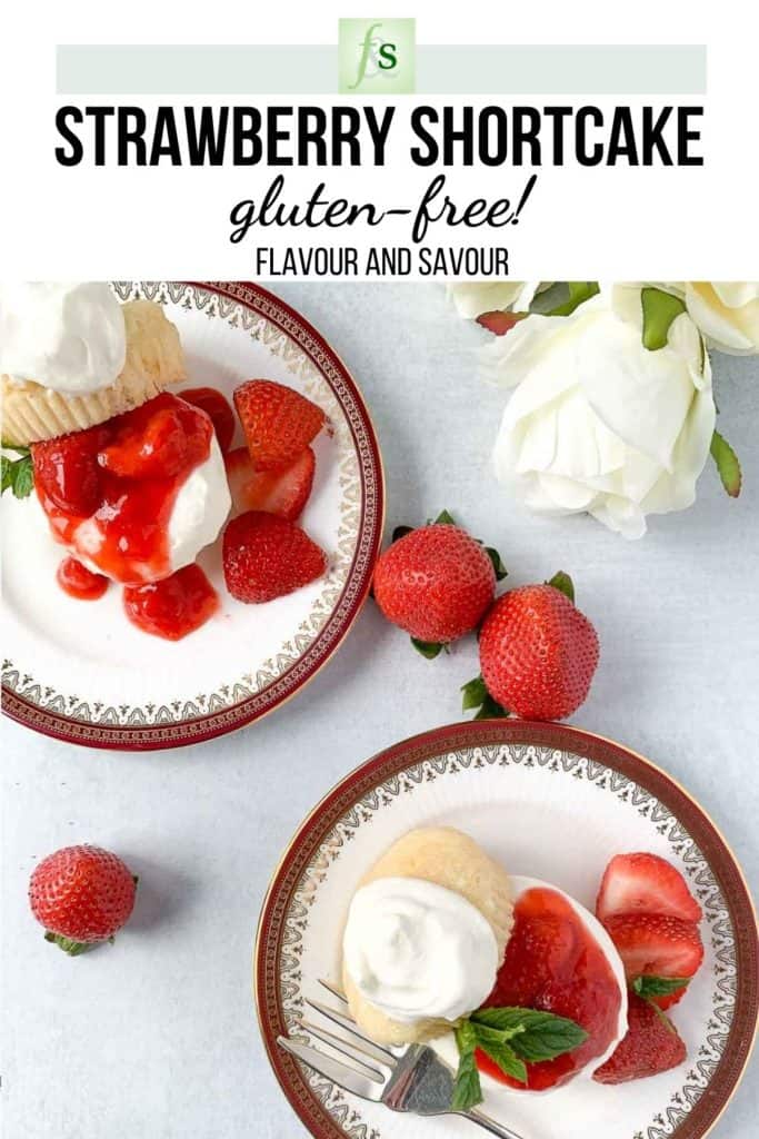 Image and text for Gluten-free Strawberry Shortcake