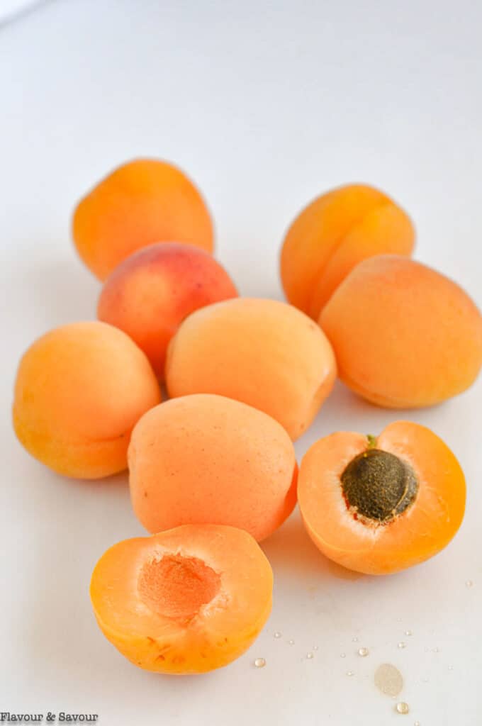 Fresh Apricots with Goat Cheese and Lavender HoneyFlavour and Savour