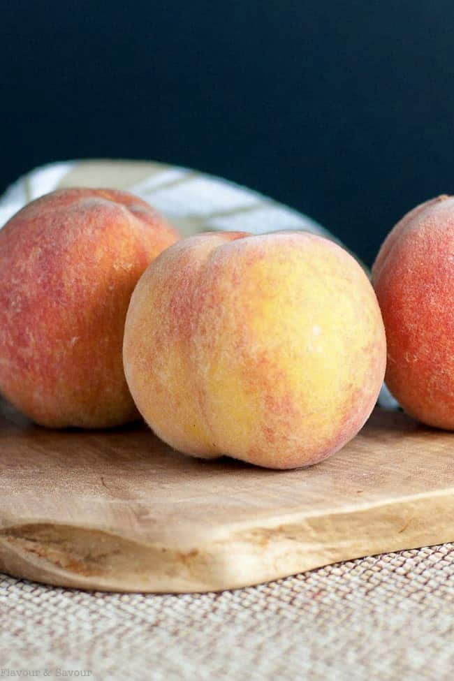 Fresh peaches.