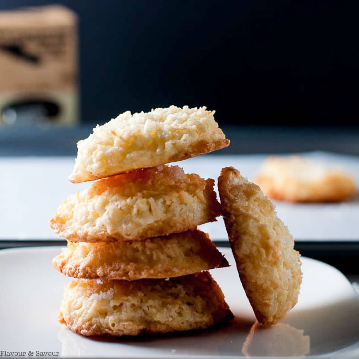 Gluten-Free Crispy Salted Coconut Cookies