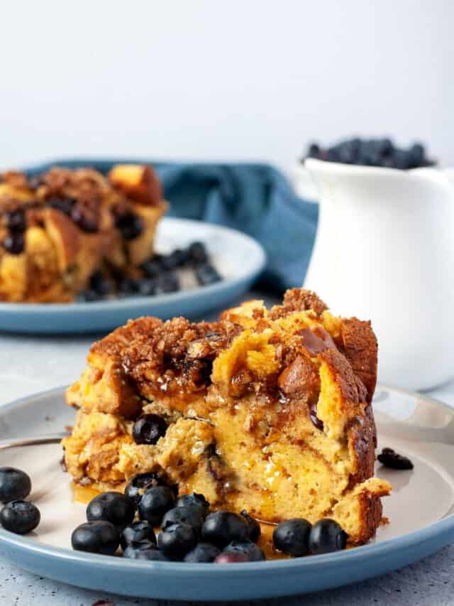 Slow Cooker Blueberry French Toast Story