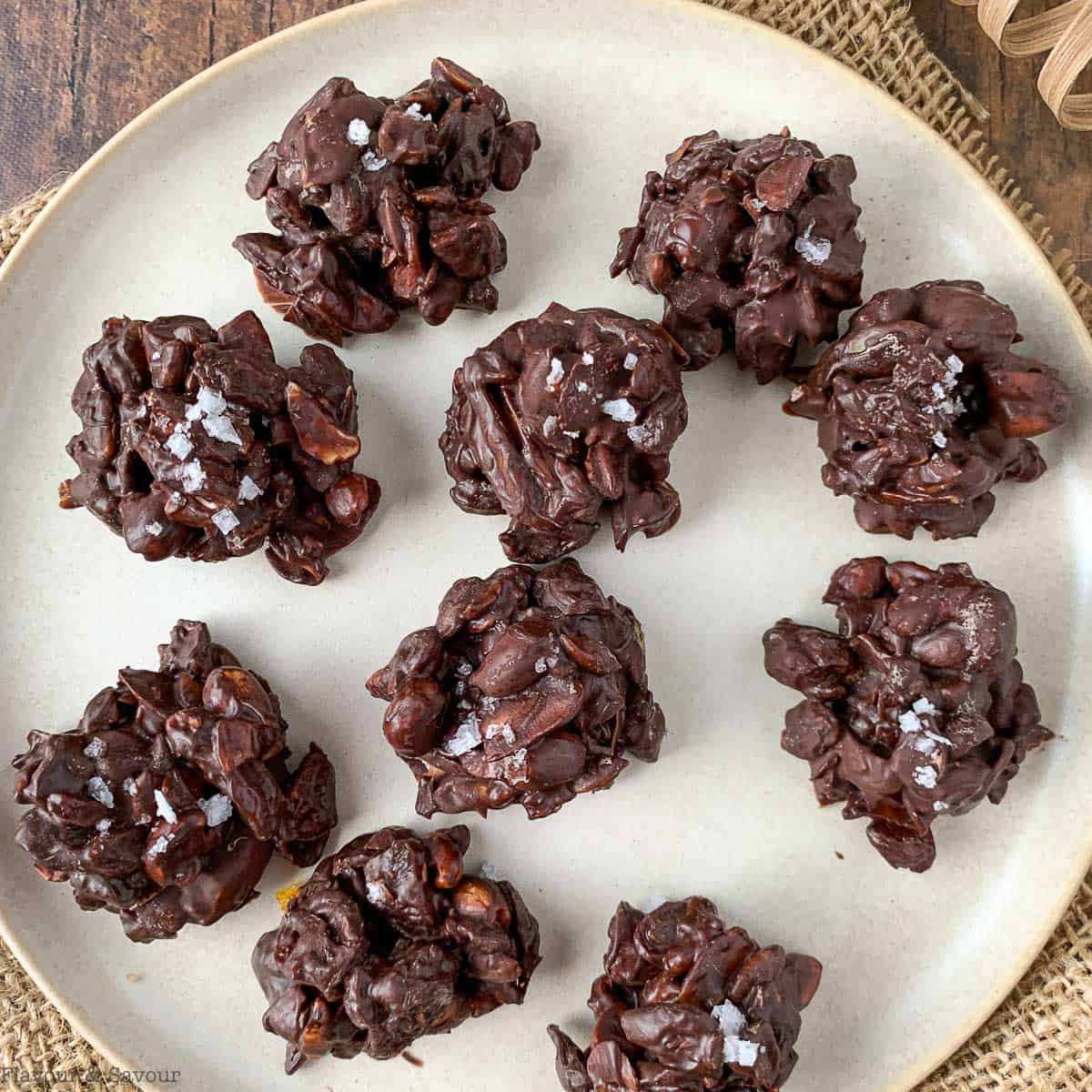 Easy Chocolate Coconut Bites 4 ingredients Flavour and Savour
