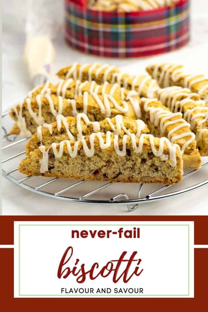 text with image for never-fail cranberry pecan biscotti