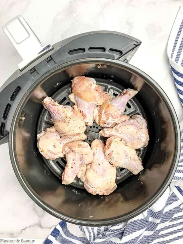 Honey Garlic Chicken Wings - Air Fryer - Flavour and Savour