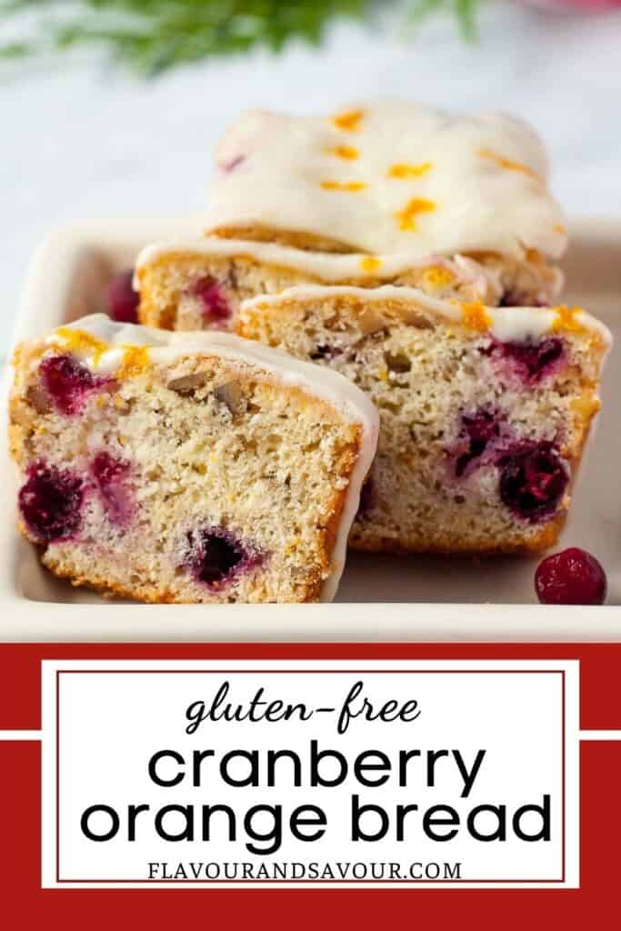 text and image for gluten-free cranberry orange bread