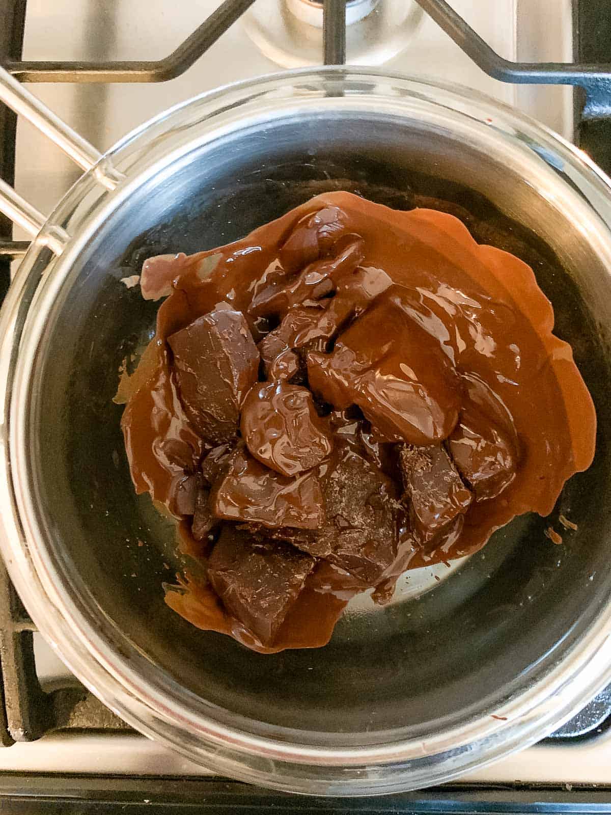melting chocolate for chocolate bark