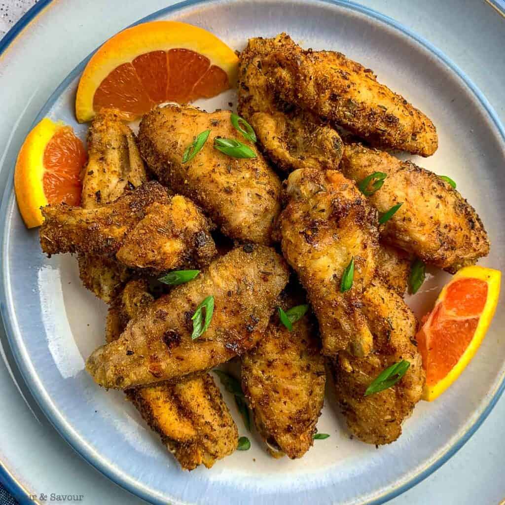 Air Fryer Crispy Cajun Wings Flavour and Savour