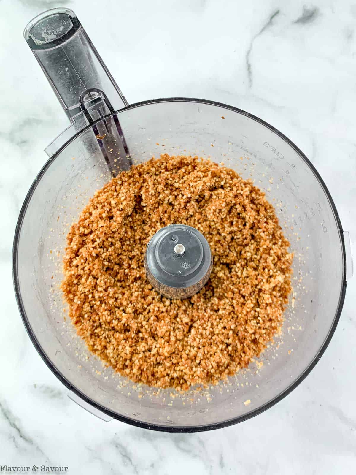 ingredients for chocolate ganache tart with hazelnut crust