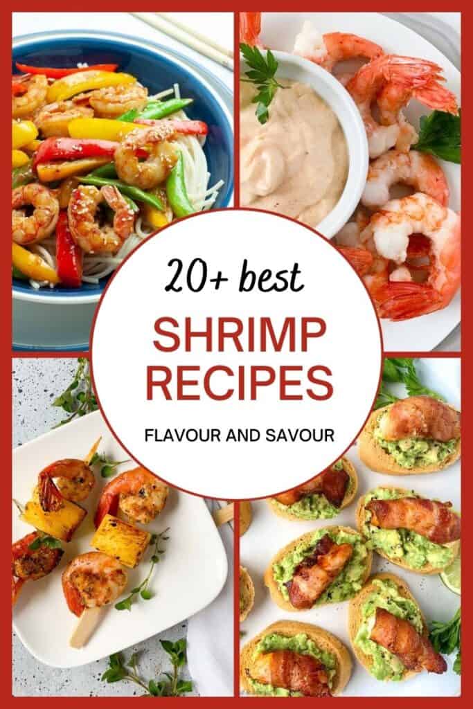 a collage of images for best shrimp recipes
