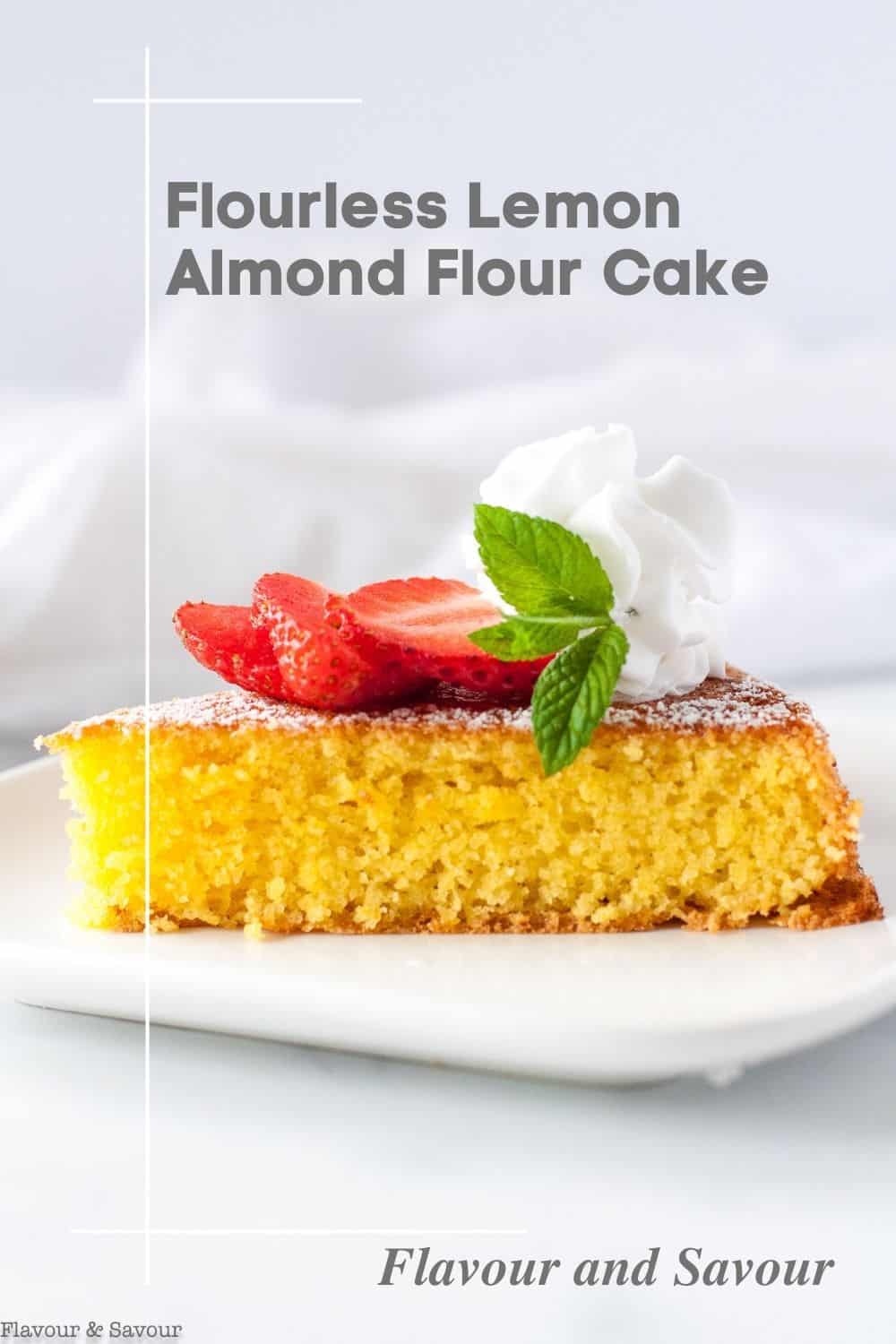 OneBowl Flourless Lemon Almond Cake