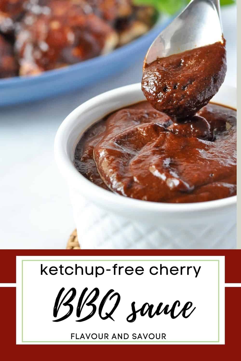 Homemade Cherry Barbecue Sauce without Ketchup Flavour and Savour