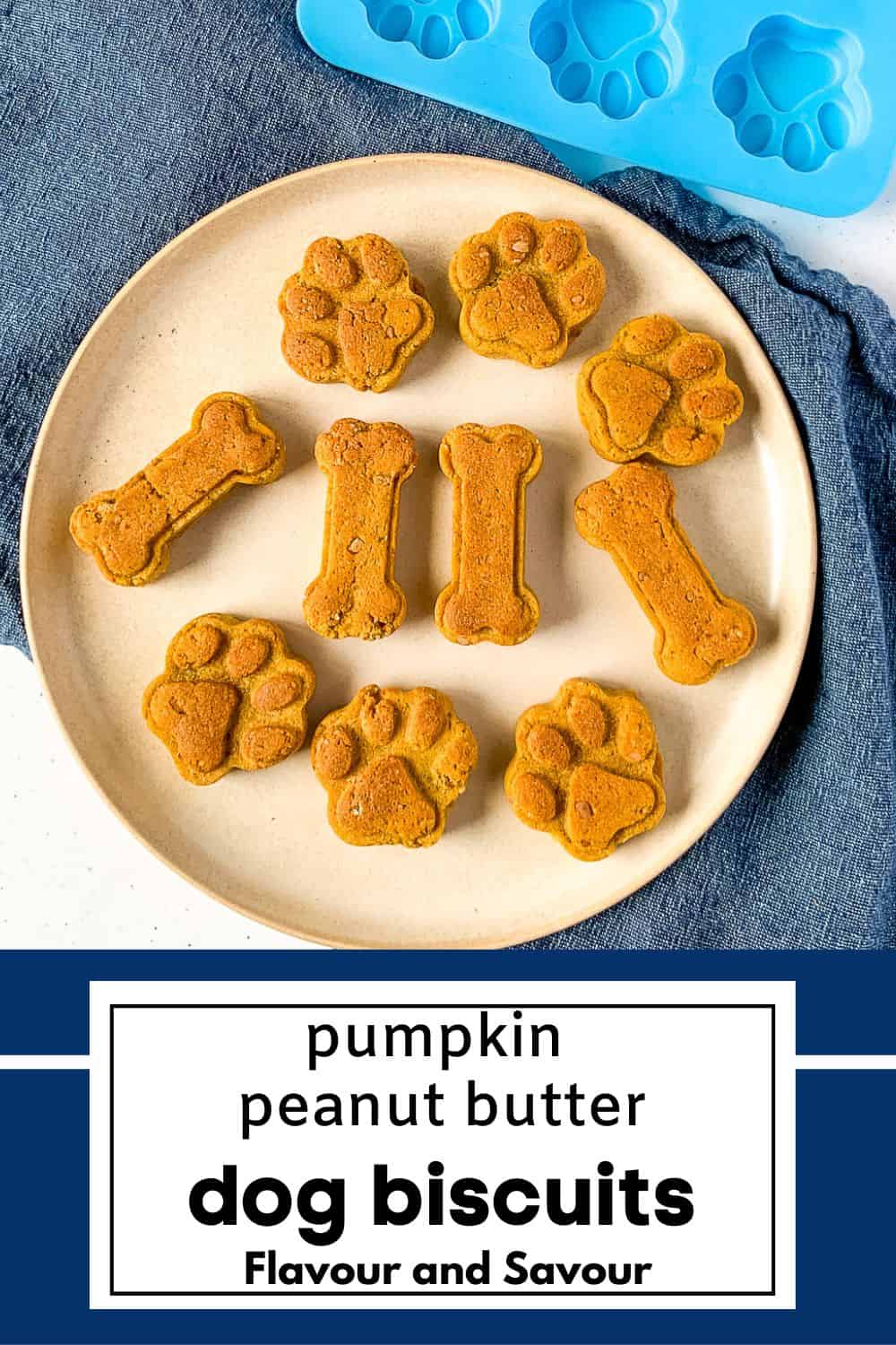 Pumpkin Peanut Butter Dog Treats (GlutenFree) Flavour and Savour
