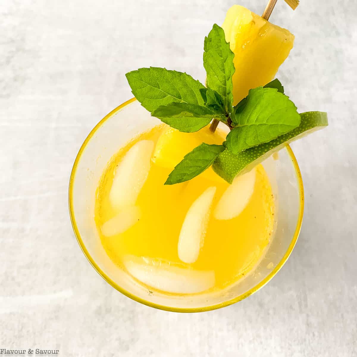 SugarFree Grapefruit Ginger Mocktail Flavour and Savour