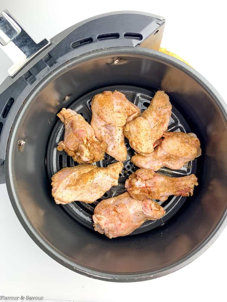 Easiest Old Bay Chicken Wings - Air Fryer - Flavour and Savour