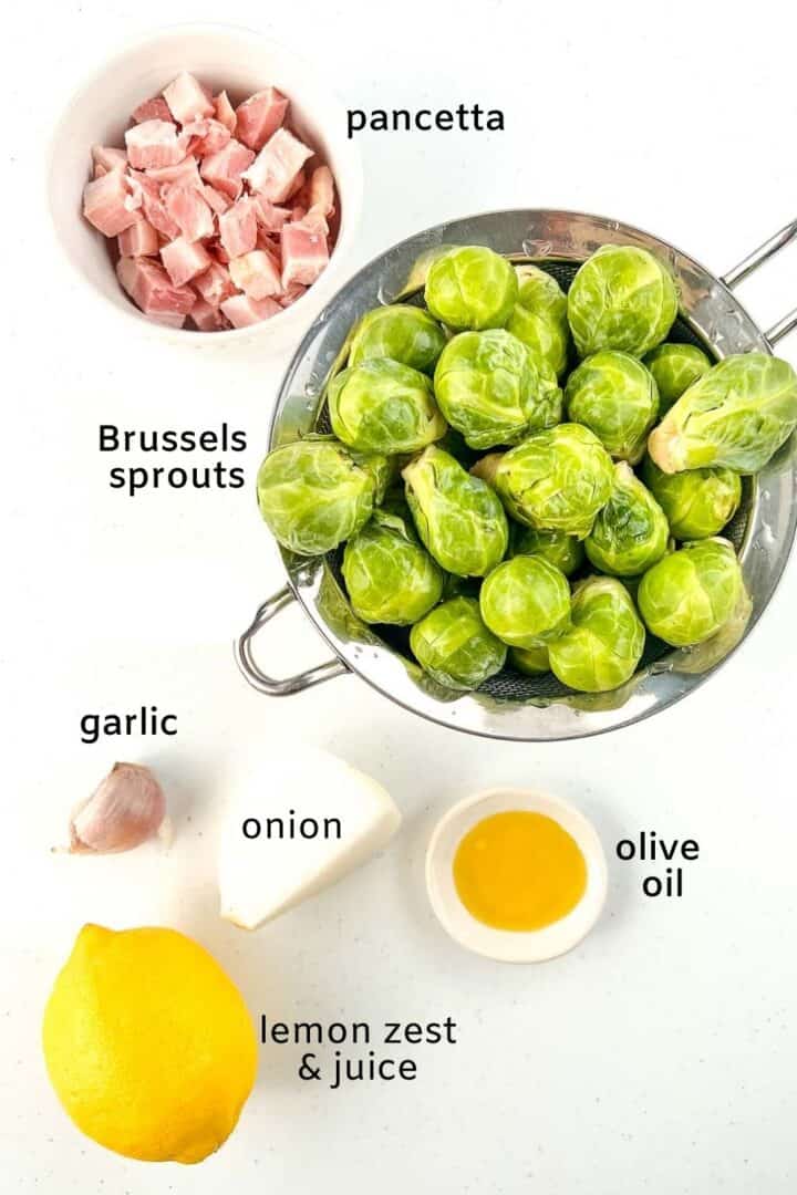 Sautéed Brussels Sprouts with Pancetta Flavour and Savour