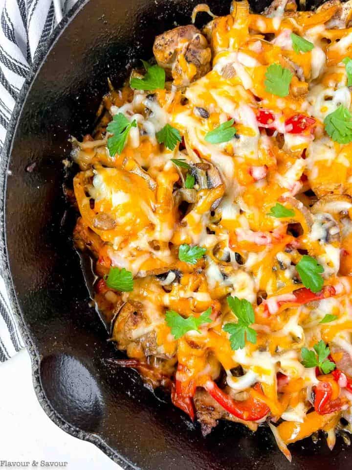 Baked Fajita Chicken Casserole - Flavour and Savour