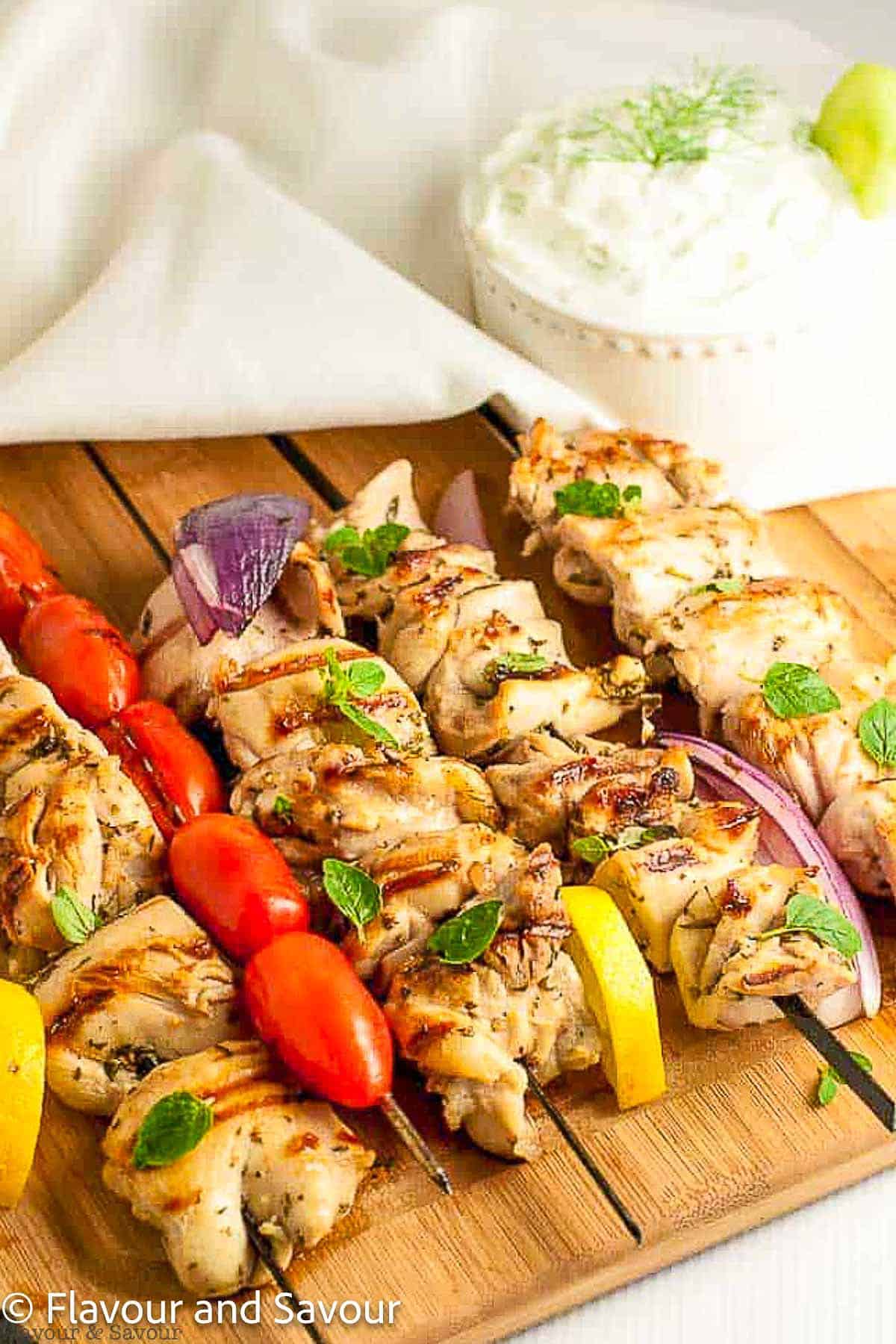 Grilled Orange Chicken Skewers - Ahead of Thyme