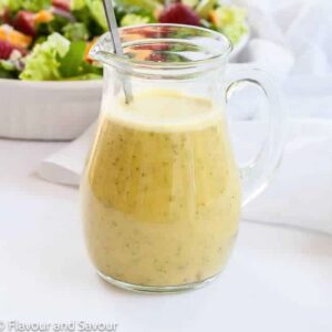 Featured image for homemade salad dressings round up.