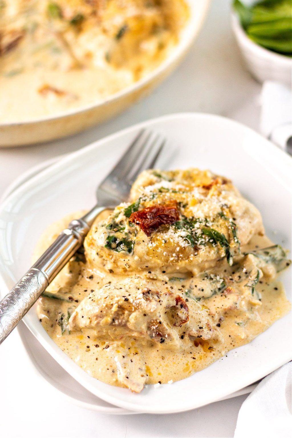 Keto Tuscan Chicken (Quick & Easy) - Flavour and Savour